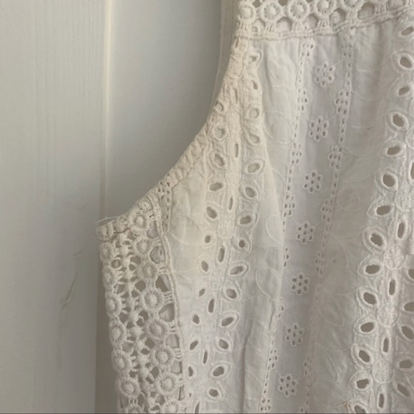 RW&CO White Broderie Anglaise/ Eyelet Lace Dress - Picture 11 of 12